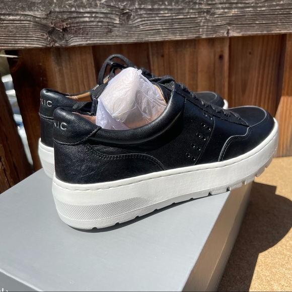 Vionic Woman’s Abyss Ysenia Black Fashion Leather Lace Up Sneaker Platform Sz 6 - Picture 8 of 8